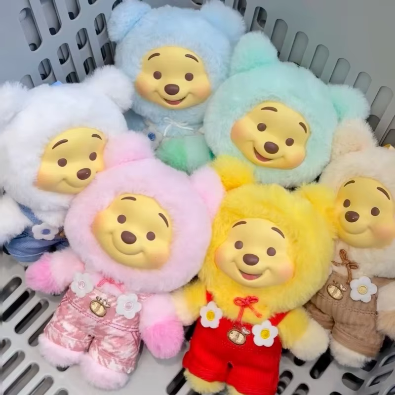 Original Candy Bear Series Winnie the Pooh Vinyl Doll Blind Box Adorable and fashionable pendant mystery box figure toys for birthdays