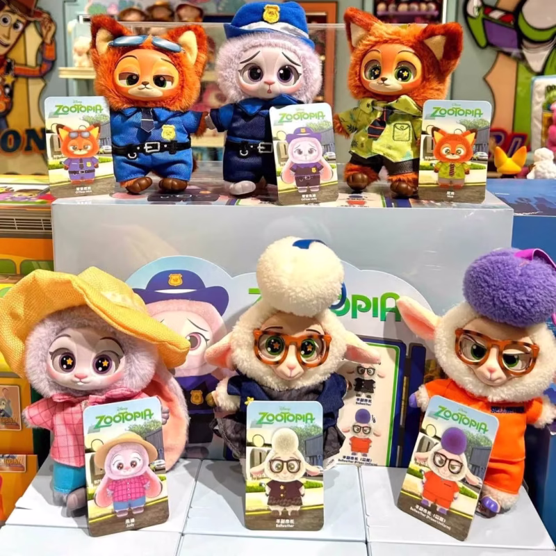 Original Vinyl Plush Pendant Blind Box Anime Figure from the Disney Zootopia Series Kids' Birthday Presents from the Judy Nick Collection Decoration - Image 3