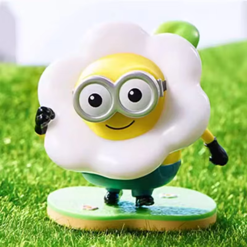 The latest Mini Minions Flower Park series of anime characters, desktop decorations, models, toys, and birthday presents