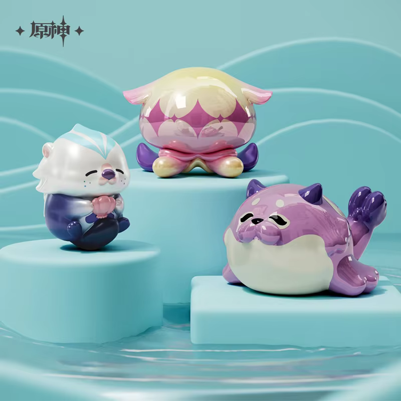 Yuanhai Series Fantasy Biography Mini Blind Bag Storage Cans with New Genshin Impact Blind Box for Children's Mini Toys and Gifts Collection ornam