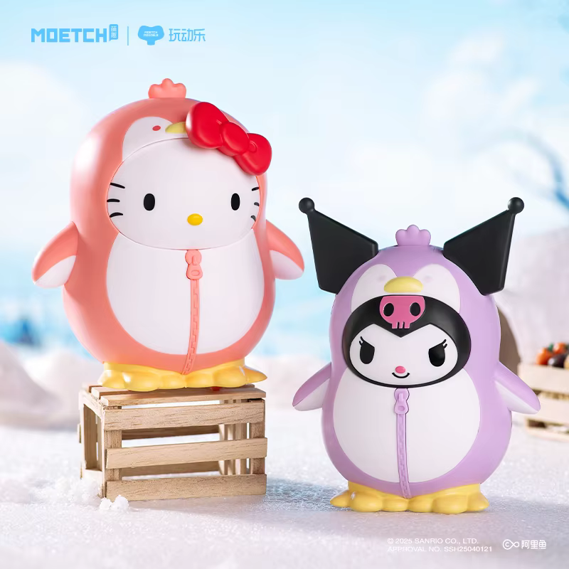 Squishing cuteness, delivering joy, every time you waddle, the Sanrio Penguin Parade Blind Boxes Moving Toys waddle to joy - Image 2