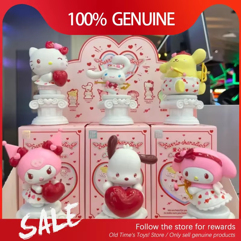Unexpected Presents: Real Sanrio Love Cupid Love Limited Series Blind Box Adorable Doll Desktop OrnamenAnime Figure Desktop Ornamen