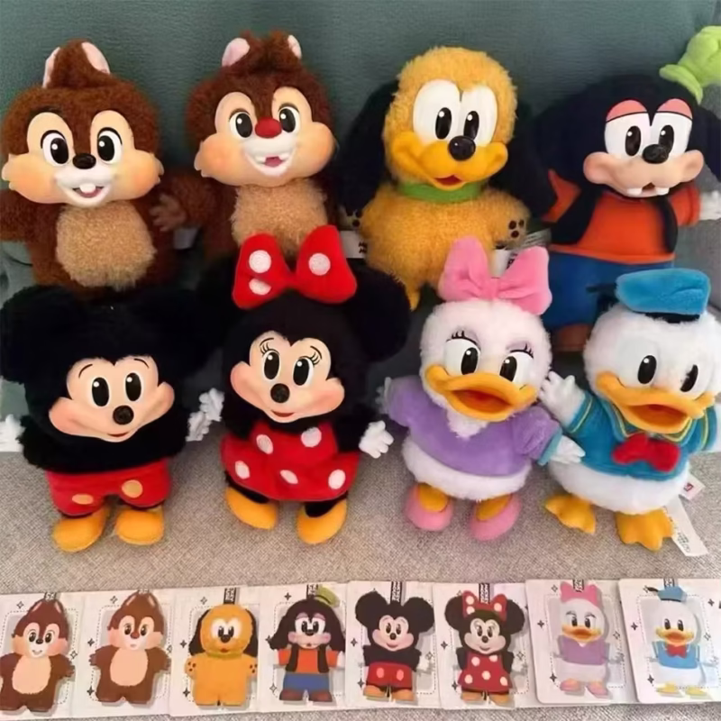 Puzzle Bag with Mickey Family Adorable Spell Keychain Series Blind BoxMystery Box Adorable Cartoon Doll Bag Pendants for You - Image 4