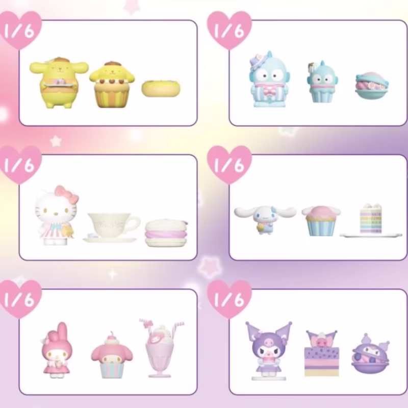 Blind Box of Sanrio Characters Kuromi My Melody Miniature Scene Figurines with Cinnamoroll and Hello Kitty Gifts, Toys, and Desktop Décor for Kids - Image 4