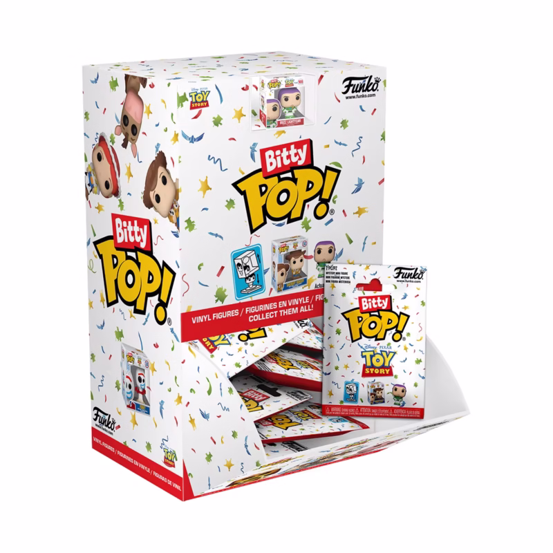 Real Funko Bitty Pop Figures from Anime Toy Tales Minion Surprise Packets with Blind Boxes Toy Gift: Mini Ornament Model Collection