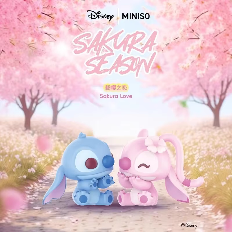 Spring Honey Language Series Sakura Season Mystery BoxCollection Personalized Presents: New Real Miniso Winnie the Pooh Blind Box