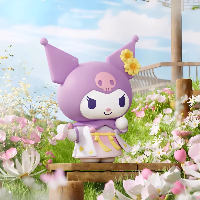 Cartoon Series Ornaments for Four Seasons and Eight Solar Terms Kuromi Figue Doll Birthday Present: My Melody Blind BoxTransparent Box
