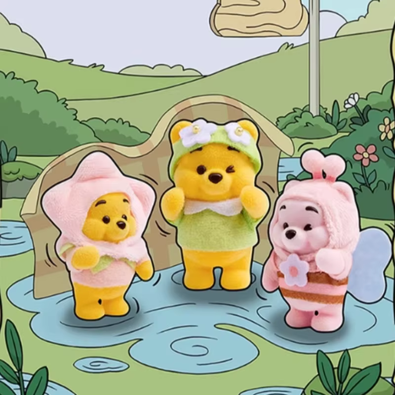 Fresh, authentic stock Disney Winnie the Pooh Heartbeat Garden Blind Box Adorable Mini Desktop Ornament to Give to a Girl on Her Birthday Bring delight to a beloved person with the Fresh, Authentic Stock Disney Winnie the Pooh Heartbeat Garden Blind Box - Image 2