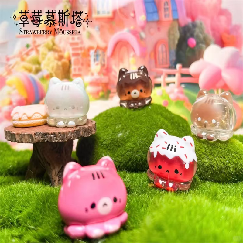 Every mystery box comes with one randomly selected figure from the Octopus Meow Meow Sweets Series miniso blind box - Image 3