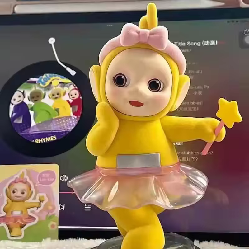 Miniso Teletubbies That Are Real Travel Series for Babies Figures in Blind Boxes Innovative Toys for Kids Unexpected Presents Automobile Ornaments