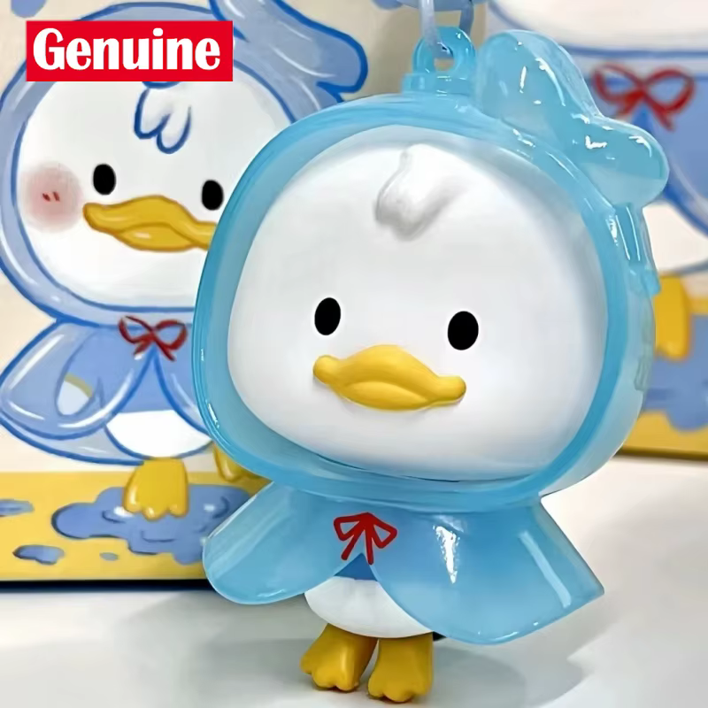 Handmade pendant, adorable girl cartoon doll accessories, Disney Spring Raincoat Series blind box, trendy surprise gift for girls