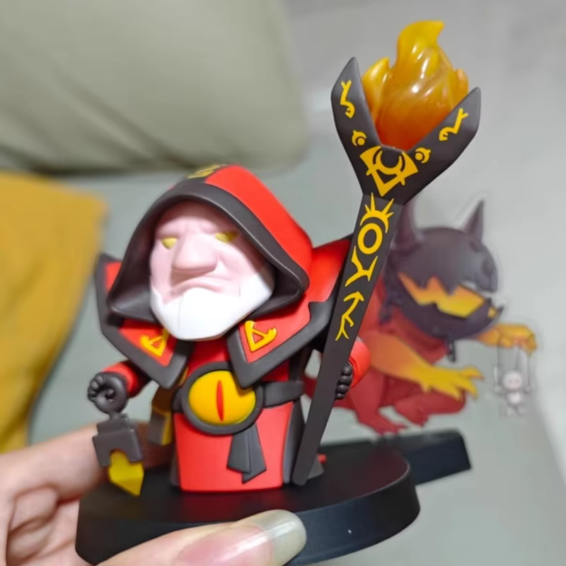 Add description Maksimov embraced the Boxed V-Store Collectors Item: New Dota 2 Ti Hero Q Version Collectible Figure Blind Box - Image 2