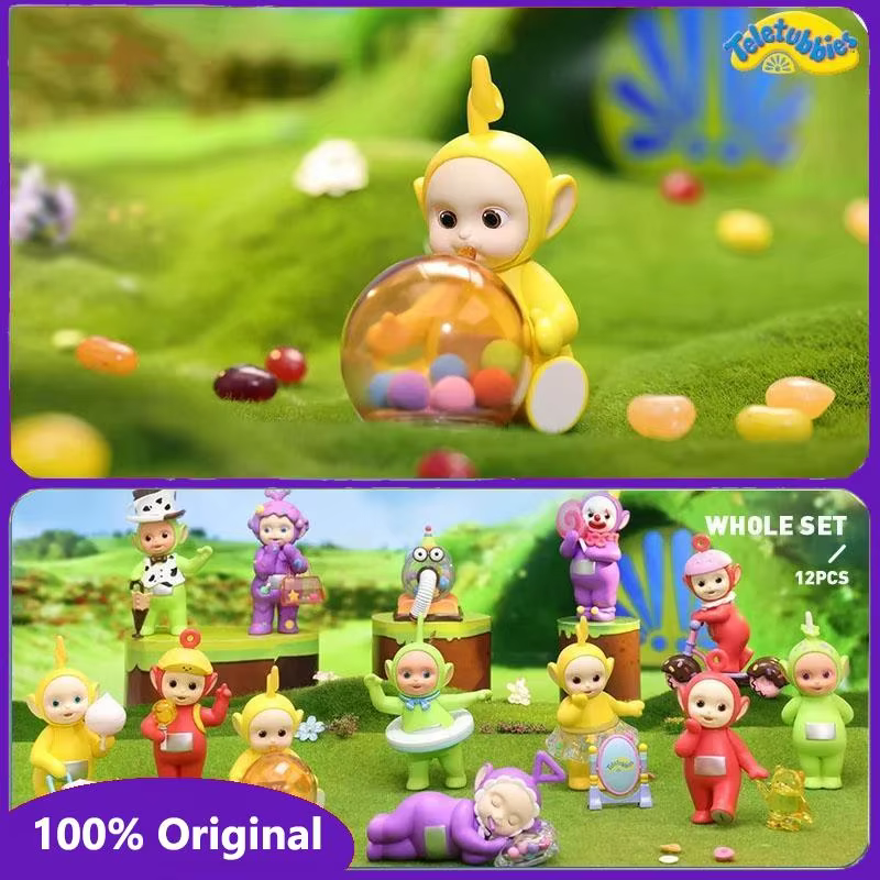 Teletubbies Fantasy Candy World Series Genuine Blind Box Toys: 100% Original Surprise Kawaii Anime Action Figure Caixa Caja