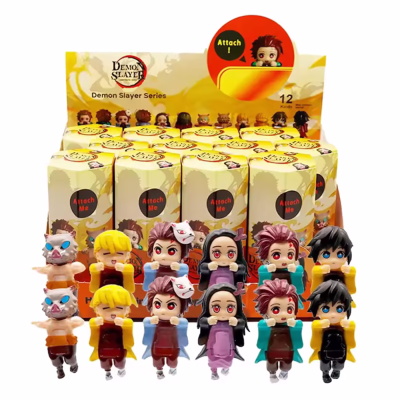 2025 New Designs Handmade Anime Cartoon Doll Desktop Decoration Birthday Present Angel Anime Demon Blind Box Slayer Set - Image 3