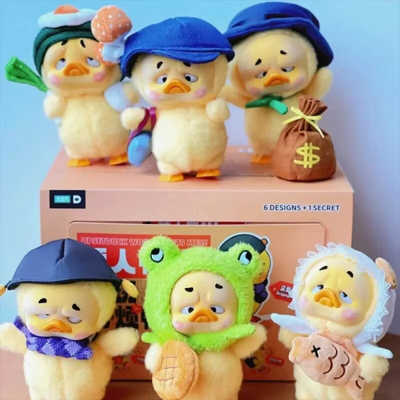 Kawaii Action Figure Model Dolls, Upsetduck Cute Duck Series Plush Doll Blind Box Toys, Mystery Box Toys, Surprise Presents for Girls, 2024 - Image 3