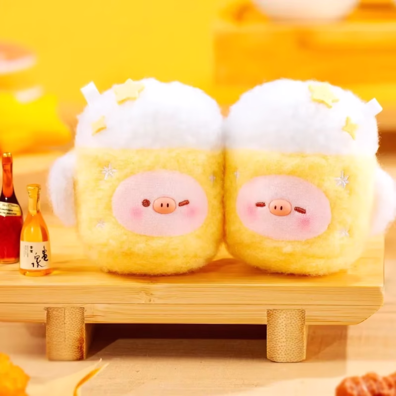 Gift for Girls' Birthdays: The Original Sweet Treasure Pig at the Tavern Series Blind Box, Pendant Ornaments, Toys, Mystery Box Kawaii