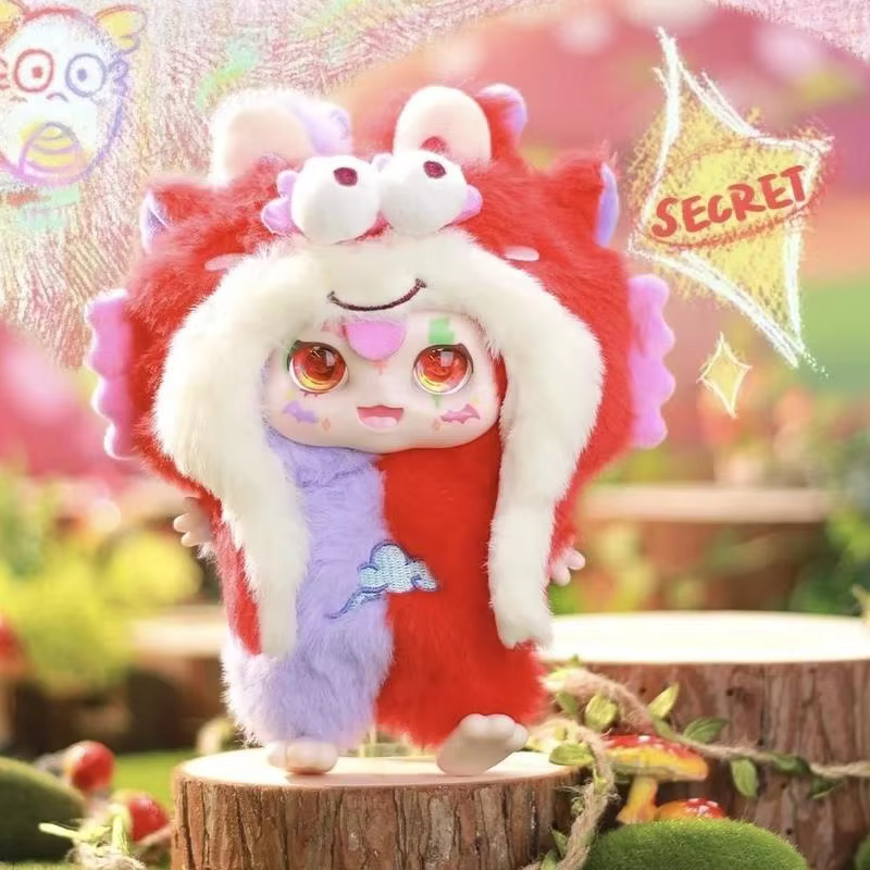 Real Kimmon Mimmon Series 2 Wilderness Dream Blind Box Vinyl Face Doll Mystery Box Adorable Children's Present Handmade Cartoon