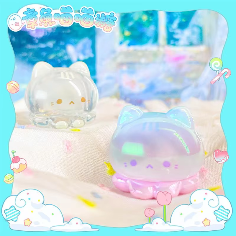 Every mystery box comes with one randomly selected figure from the Octopus Meow Meow Sweets Series miniso blind box - Image 2