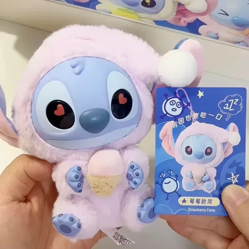 Surprise Toys Gifts: New Stitch Eat Something Before Sleep Series Blind BoxPlush Dolls Pendant Adorable Doll Ornament Mystery Box