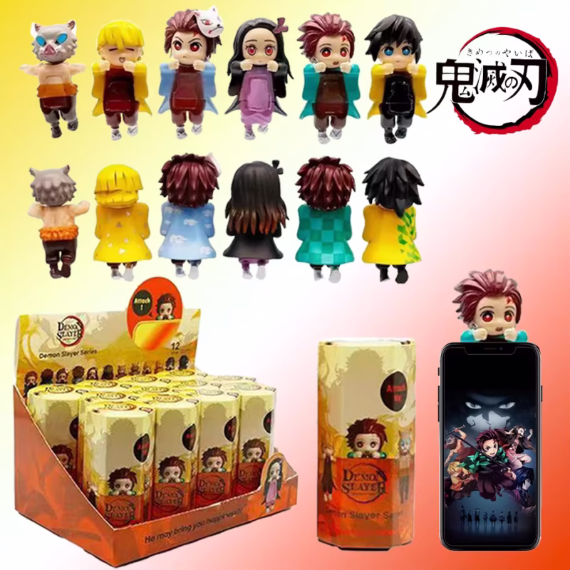 2025 New Designs Handmade Anime Cartoon Doll Desktop Decoration Birthday Present Sonneess Angel Anime Demon Slayer Blind Box Set - Image 2